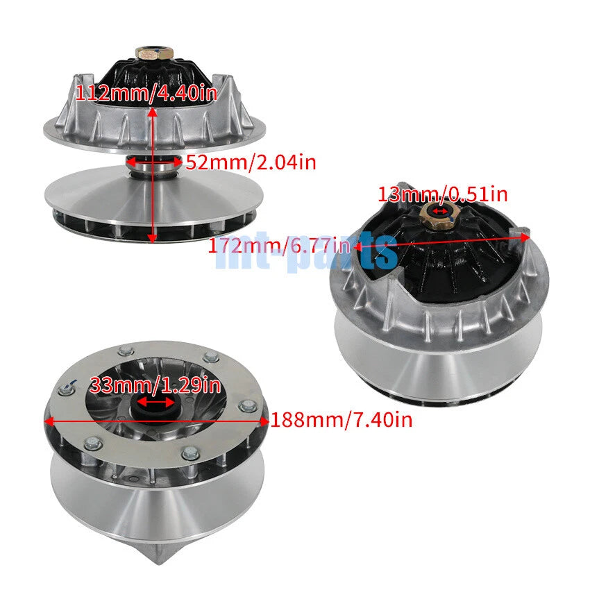 Primary Drive Clutch for ODES ATV 100 Dominator Raider Assailant X4 D2 (15-22)