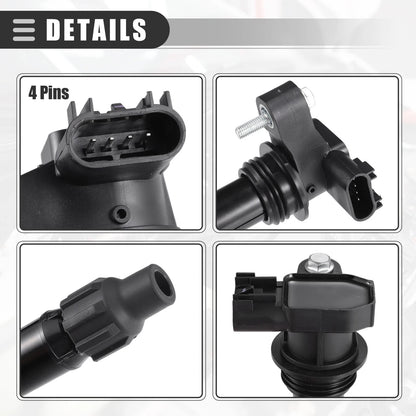 6x Engine Ignition Coil Assembly for Chevrolet Malibu (2008-2012)