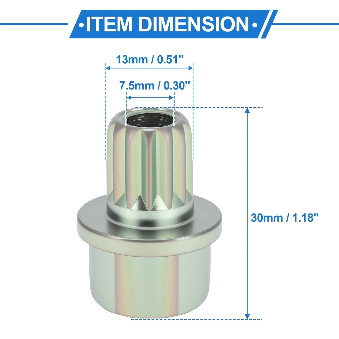 30/13PT Wheel Lock Lug Nut Key for BMW (2013-2023)