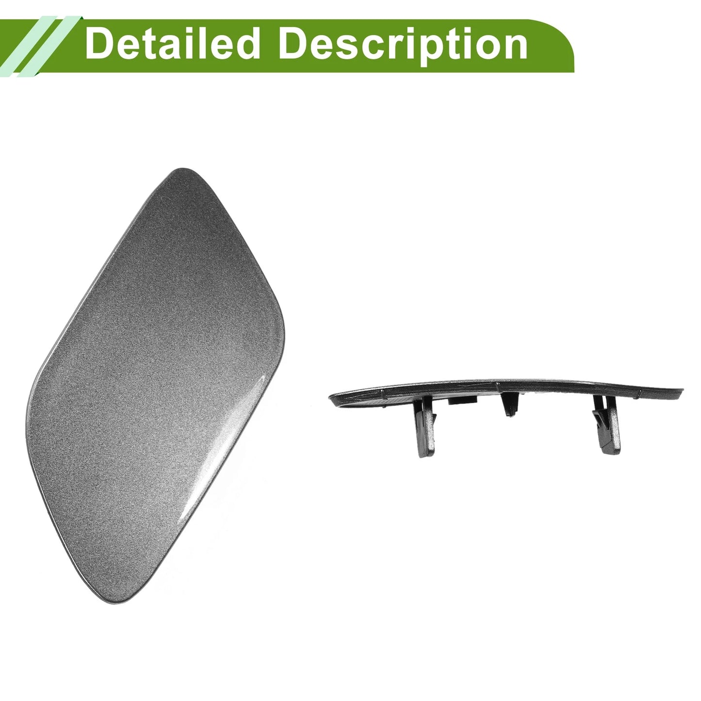 Front Left Washer Nozzle Cover for Volvo S60 (2014-2016) Gray