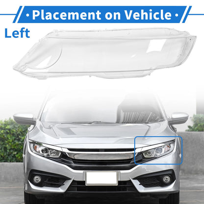 Car Front Left Headlight Lens Cover for Honda Odyssey (2005-2008)