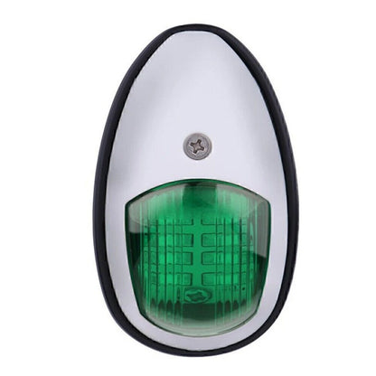 1x Waterproof 12V LED Green Navigation Light for Marine Boat Yacht