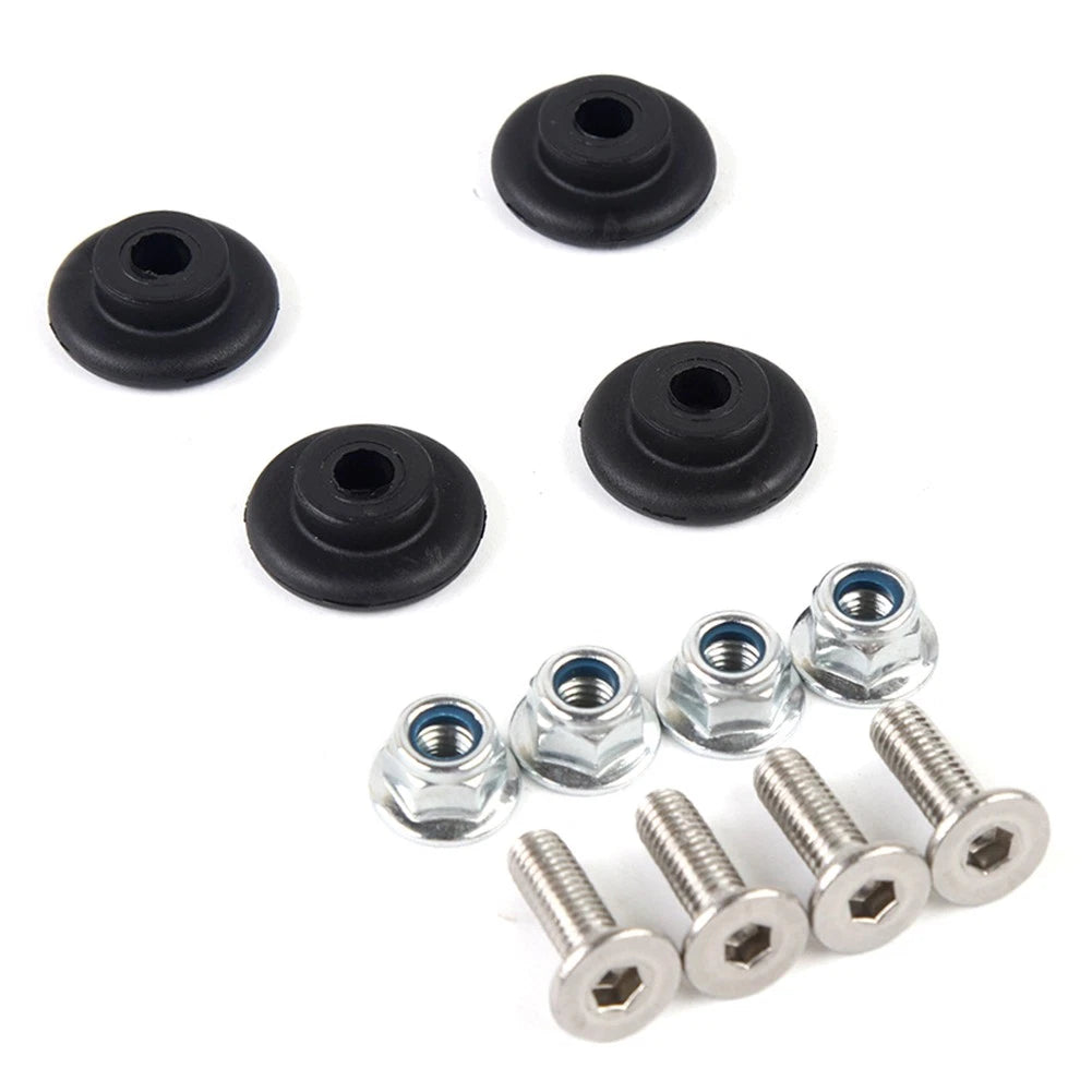Top Rear Luggage Box Case for Motorcycles - Bushing Pad Spacers Buckle