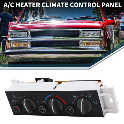 HVAC A/C Heater Climate Control Switch for Chevrolet C1500 GMC Cadillac