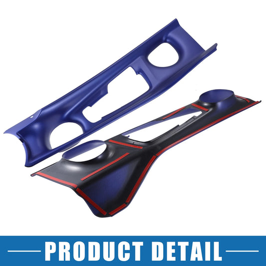 Center Console Cup Holder Panel Cover Trim for Toyota CHR (2017-2021) Blue