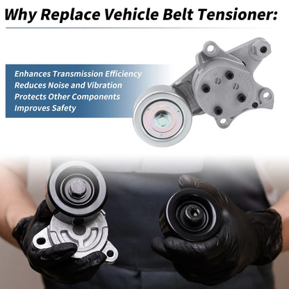 Belt Tensioner for Toyota Hilux 2.4 D (2015-2024) - Durable Metal 1 x Unit
