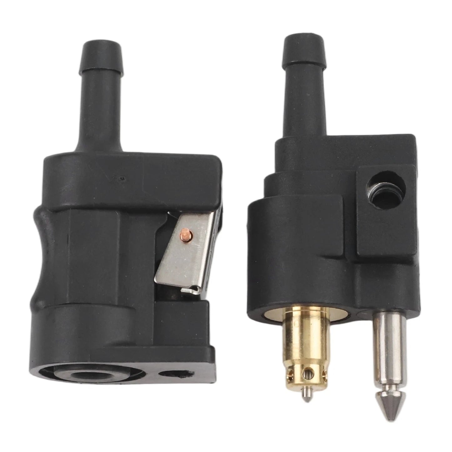 Fuel Line Connector Black Fittings for Outboard Motor Engine