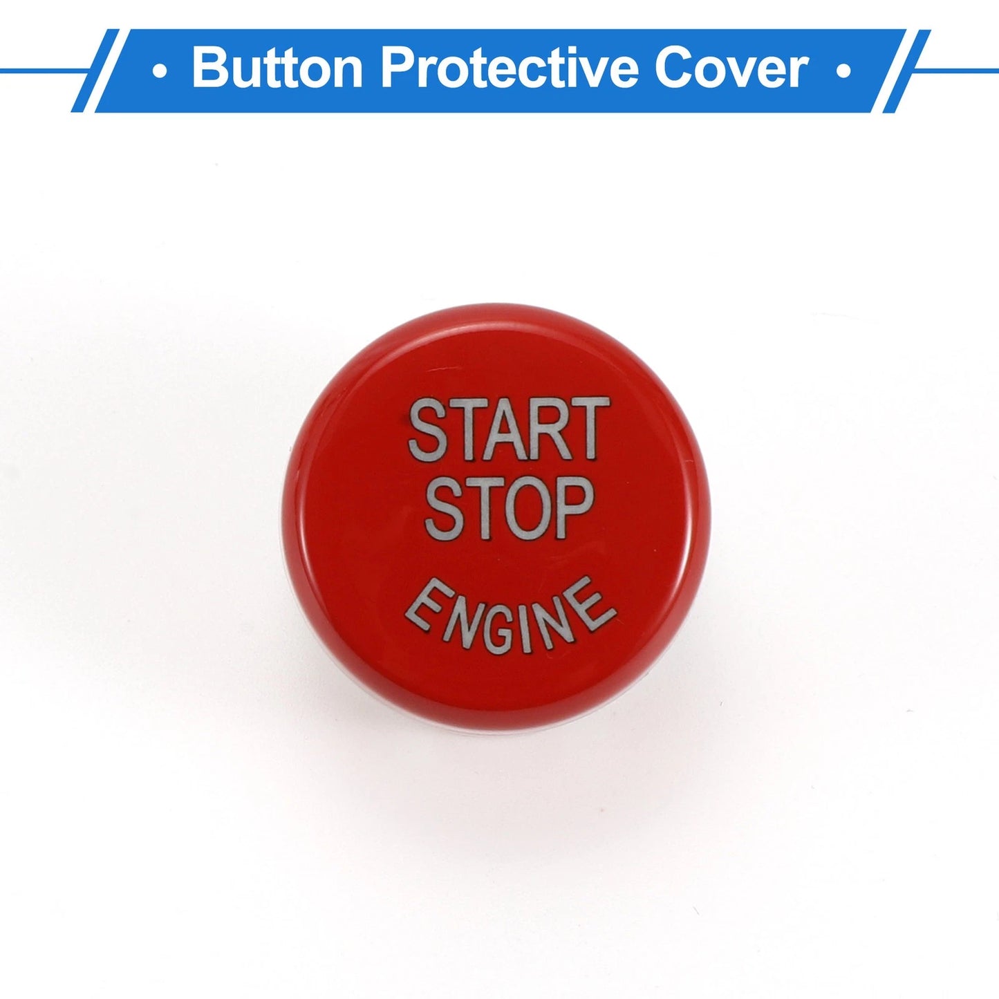 Car Push Start Button Cover for BMW - 2.5cm Red Button Protection