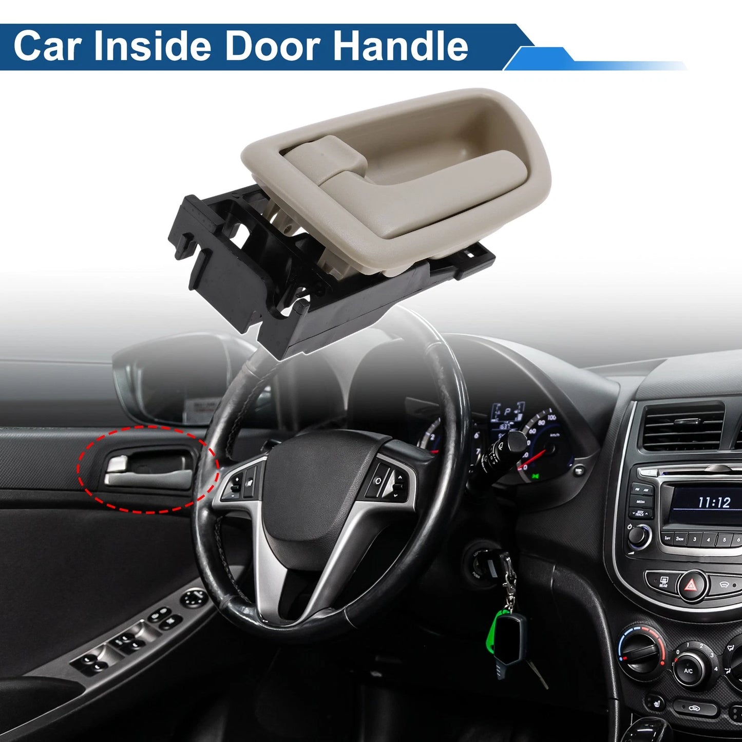 Front Passenger Side Interior Door Handle for Toyota Avalon (00–04)