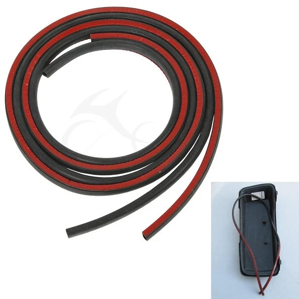 Rubber Seal Gasket Weather Strip for Harley Saddlebag Lids (2014-2023)
