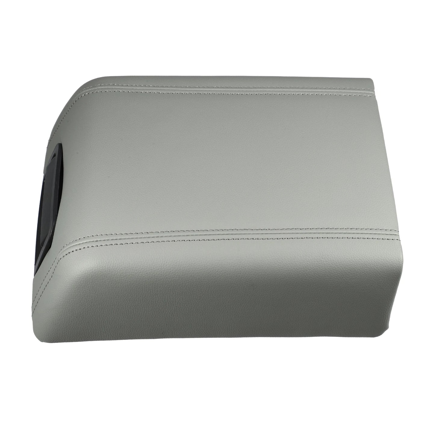 Center Console Lid Armrest Cover for Ford F-150 (2015-2023) - Faux Leather Gray