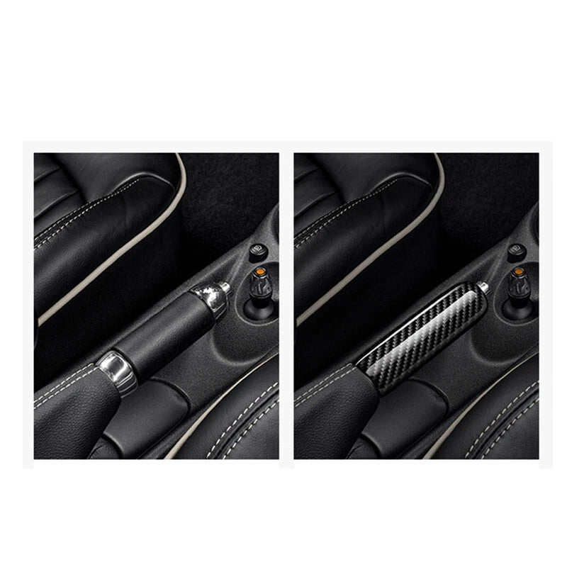 Carbon Fiber HandBrake Handle Parking Brake fits Mini Cooper R56 R57 R58 07-13