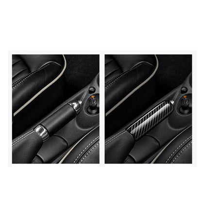 Carbon Fiber HandBrake Handle Parking Brake fits Mini Cooper R56 R57 R58 07-13