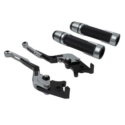 CNC Folding Extendable Brake Clutch Levers & Grips for SPEED TRIPLE