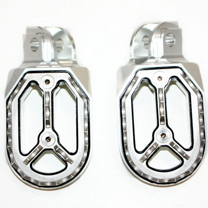 CNC Silver Stainless Footpeg Pegs for KTM 65SX Motorcycle