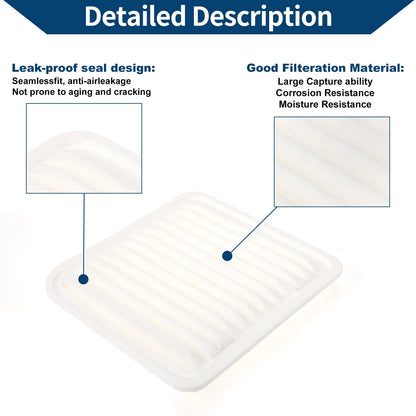 Engine Air Filter for Mitsubishi Eclipse 2.4L 3.8L (2006-2012) 1 Pcs