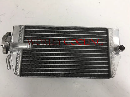 Aluminum Radiator + White Silicone Hose for Honda CRF450R (2002-2004)