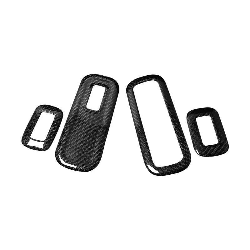 Carbon Fiber Door Window Switch Buttons Cover Trim Fit For Benz CLA W118 2020 A