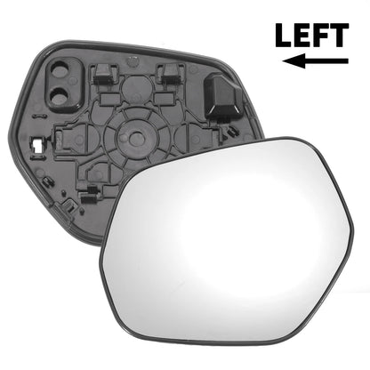 Left Side White Mirror Glass w/ Back Non-Heated for Honda HR-V (2014-2020)