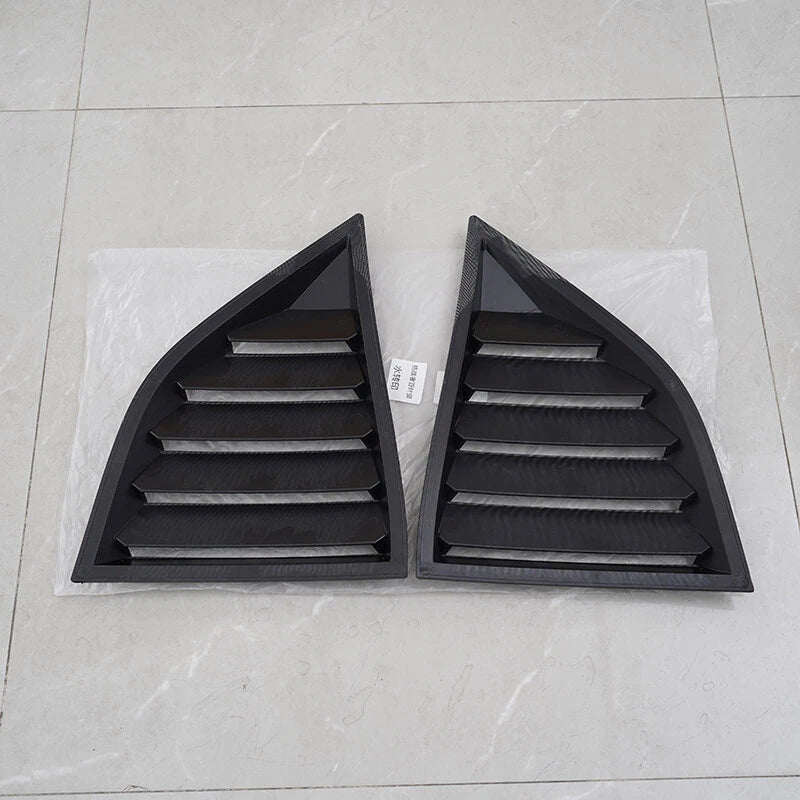 Carbon Look Rear Window Louver Cover for Dodge Challenger (2008-2023)