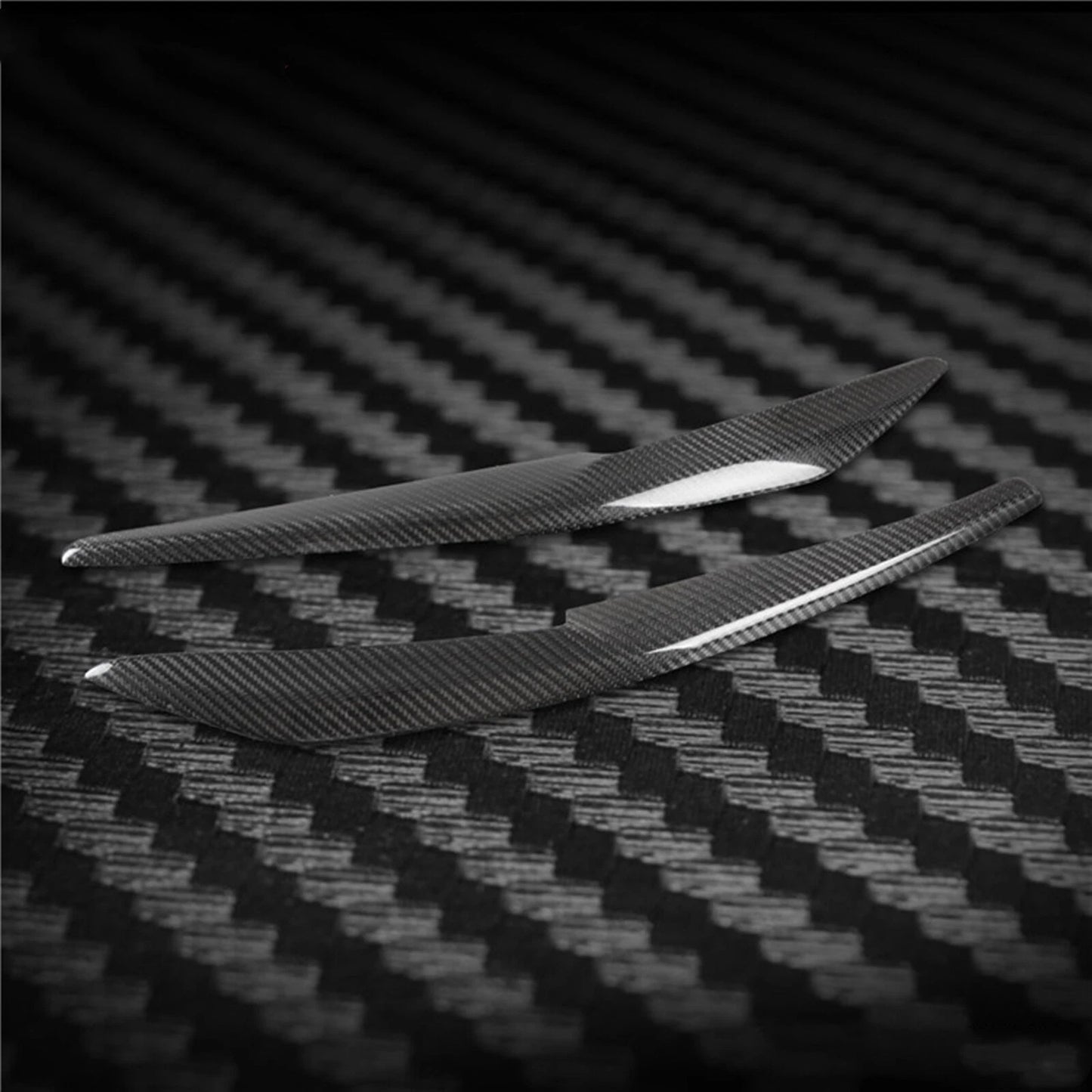 Front Headlight Eyebrow Trim 1 Pair for Mazda 6 Atenza (2014-2016)