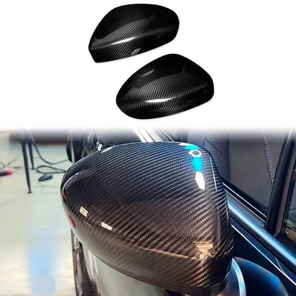 Carbon Fiber Add-on Side Mirror Cover Caps for Mazda MX-5 2016-2023