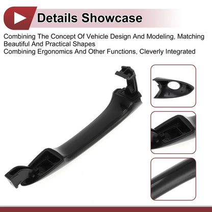 Car Door Handle Grip for Hyundai Sonata 2011-2014 Front Left Black