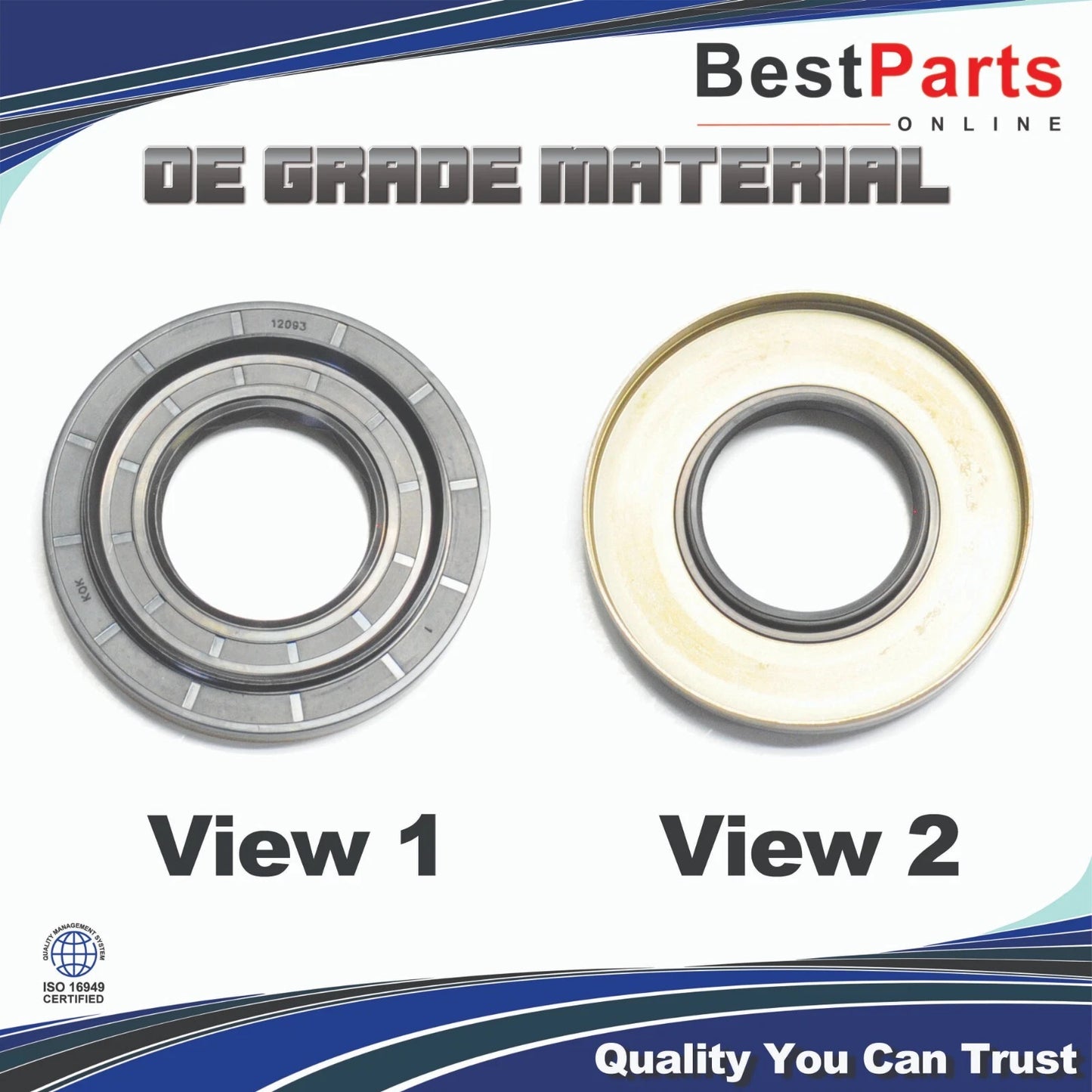 Rear drive axle shaft seal for BMW