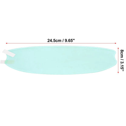 9.65 x 3.15 Anti Fog Film for Motorcycle Helmet Universal Film Lens Sticker