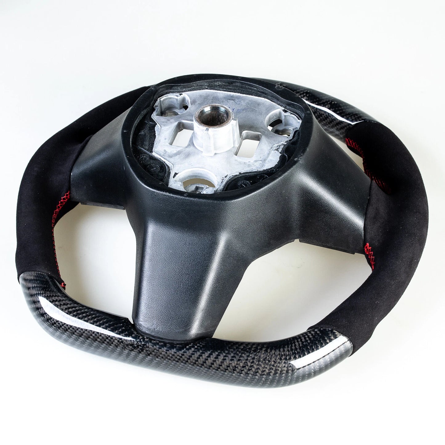 Flat Bottom Carbon Fiber Steering Wheel for Tesla Model 3/Y (2017-2023)