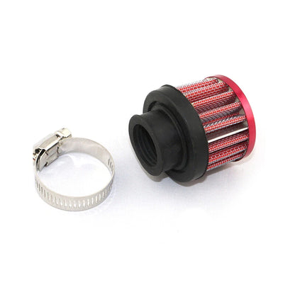 Mini Red Air Filter Inlet / 25mm / Air Filter Inlet for Car, Truck, Motorcycle