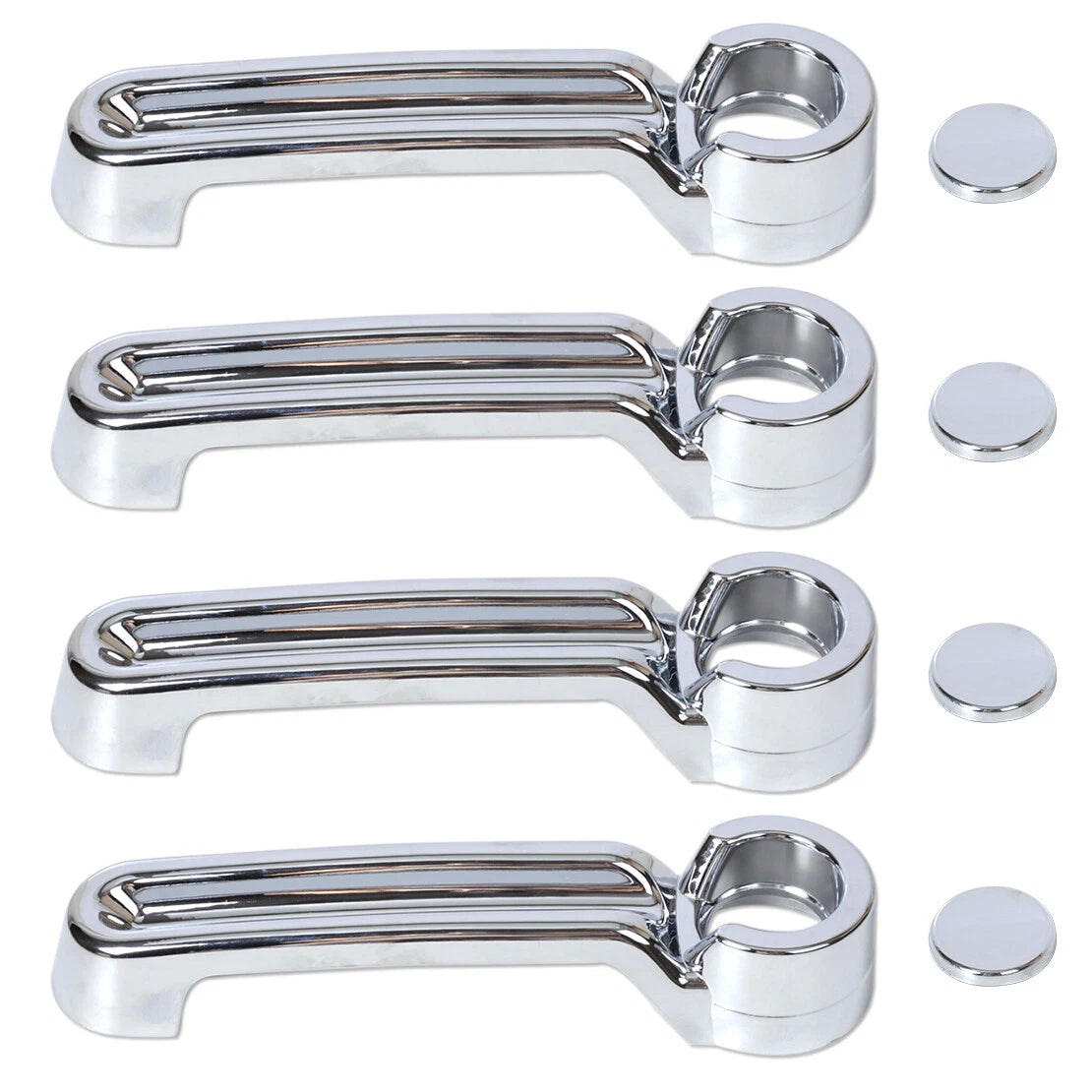 4Pcs Door Handle Cover Trim for Jeep Wrangler JK, Liberty, Dodge (2007-2018)