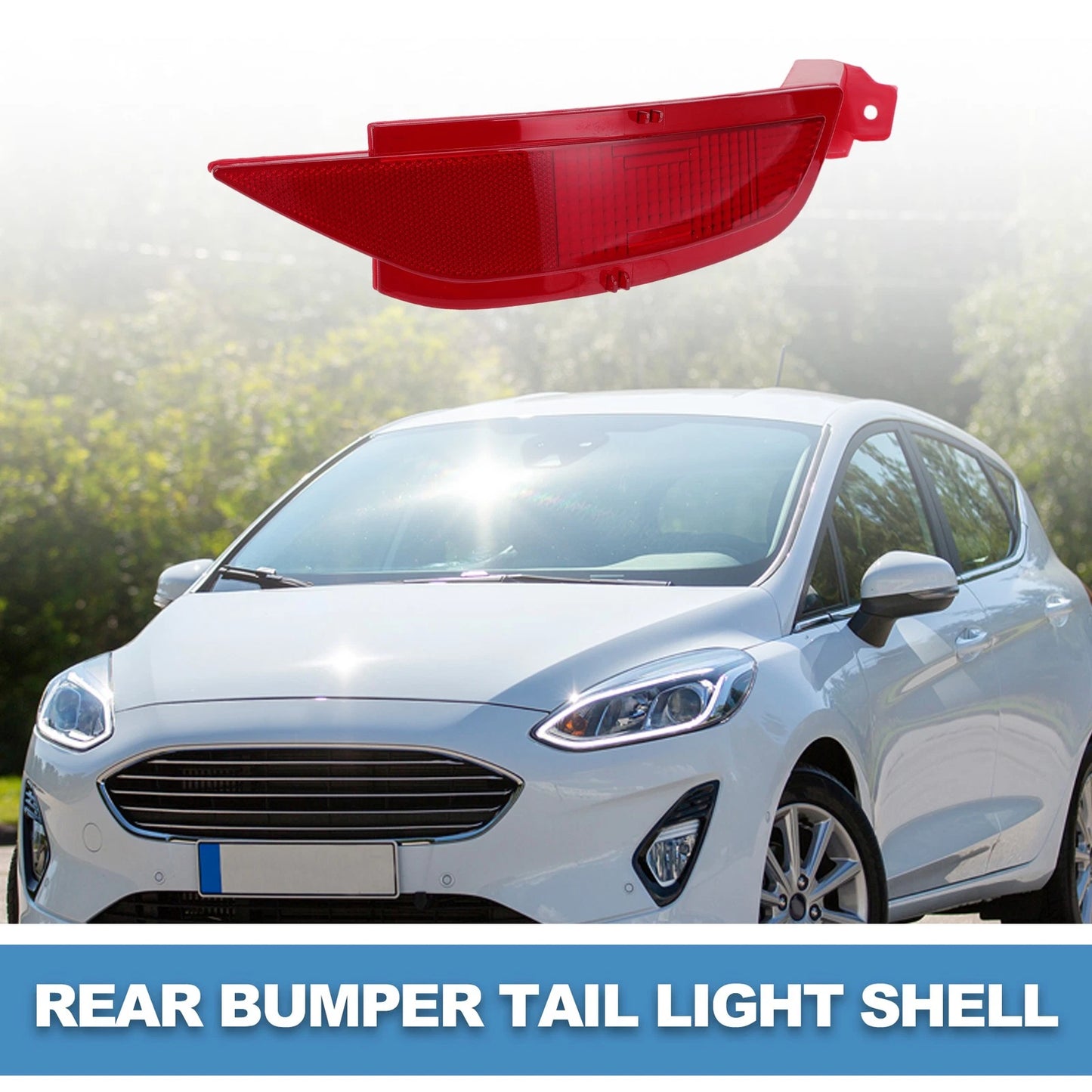Car Rear Right Bumper Tail Light Shell for Ford Fiesta (2009-2015)