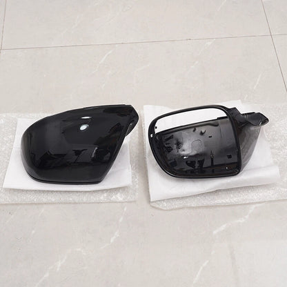 2 x Glossy Black Side Mirror Covers for Audi Q5 SQ5 Q7 (2008-2017)