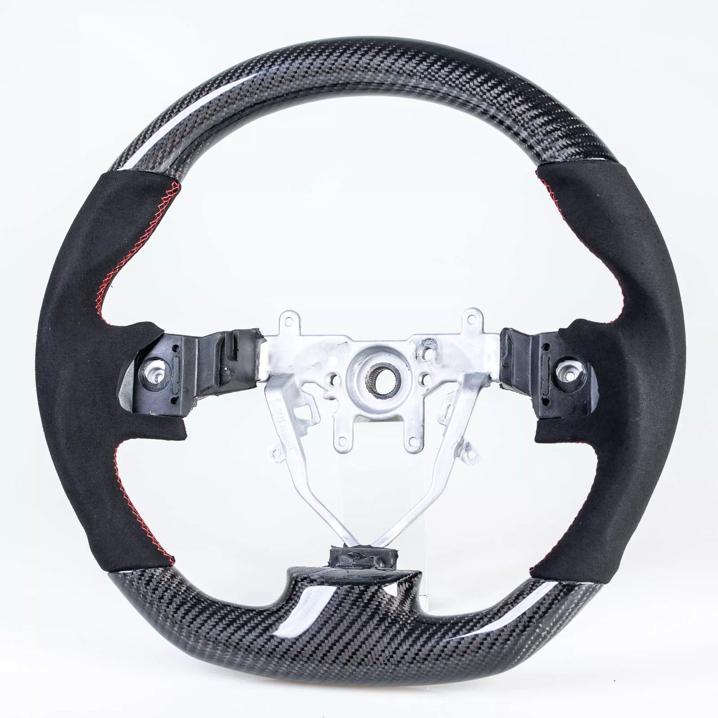 Flat Bottom Carbon Suede Steering Wheel for Subaru Impreza WRX/STI (2008-2014)