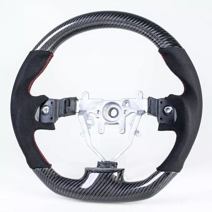 Flat Bottom Carbon Suede Steering Wheel for Subaru Impreza WRX/STI (2008-2014)