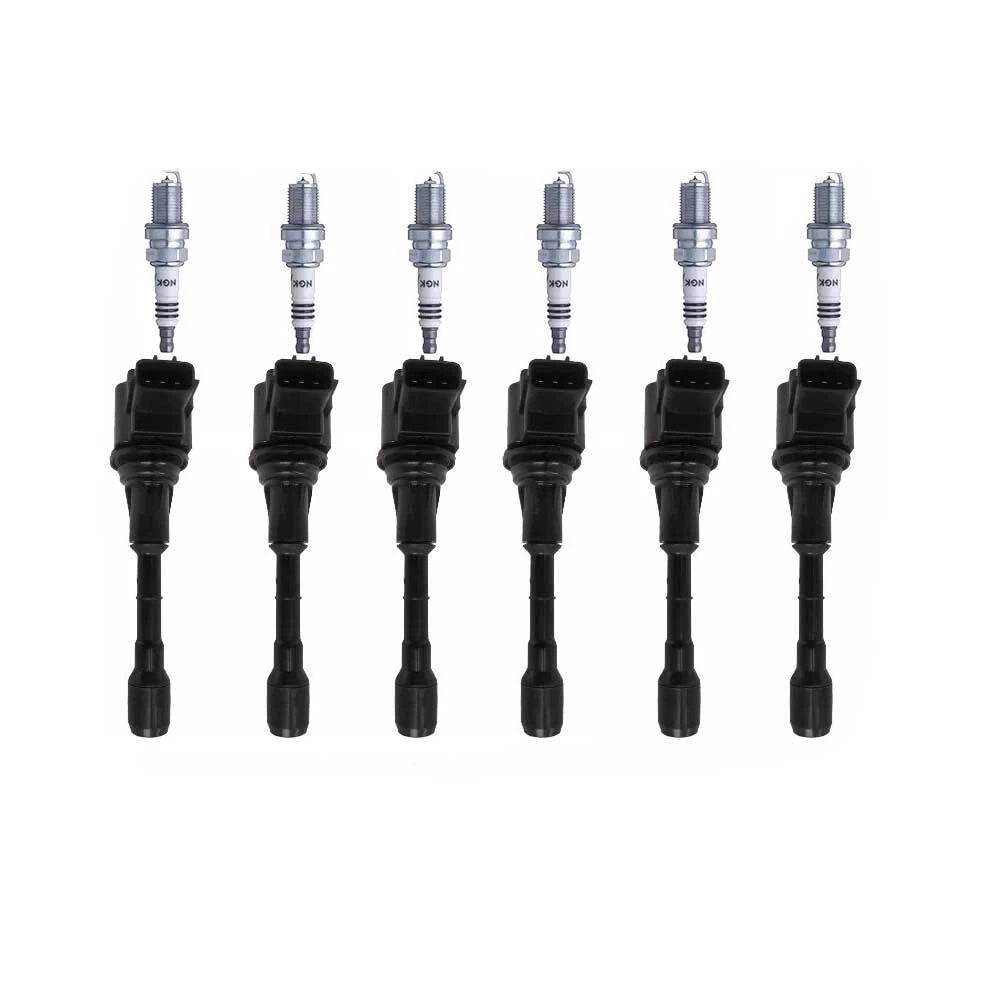 6 x Ignition Coils & 6 x Spark Plugs for Nissan Altima 3.5L VQ35DE (2013-2017)