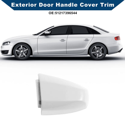 Exterior Door Handle Cover Trim for BMW X1 X2 X5 X6 2014-2019 (2 x White ABS)