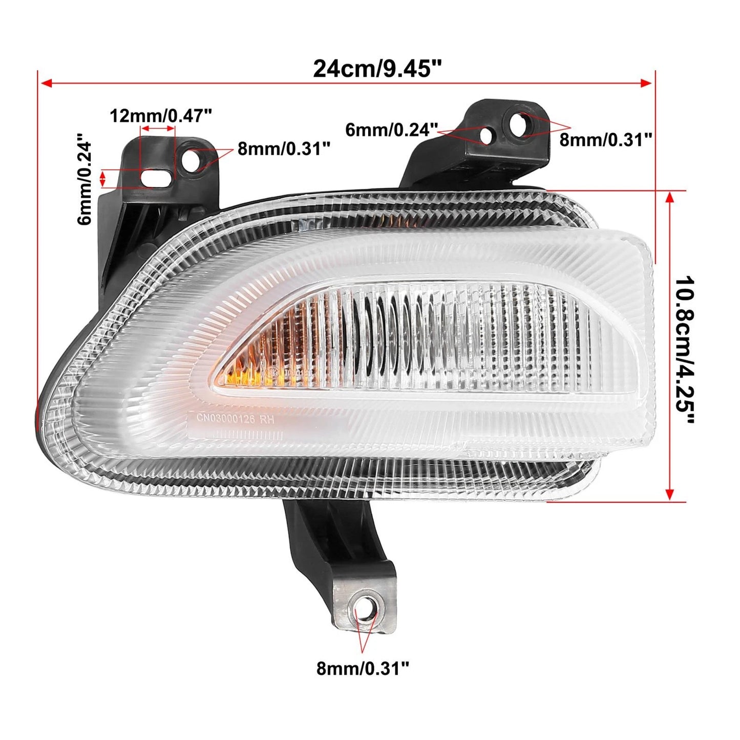 Front Turn Signal Light for Jeep Renegade (2015-2018) Right Passenger Side