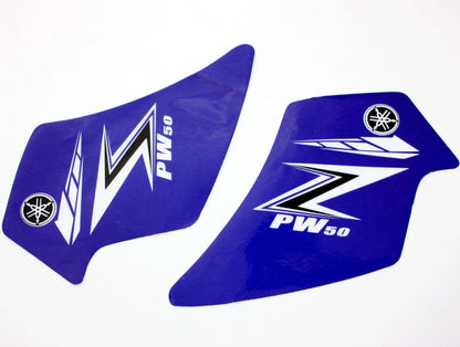 3M Blue Decals Graphics Sticker Kit for Yamaha Peewee 50