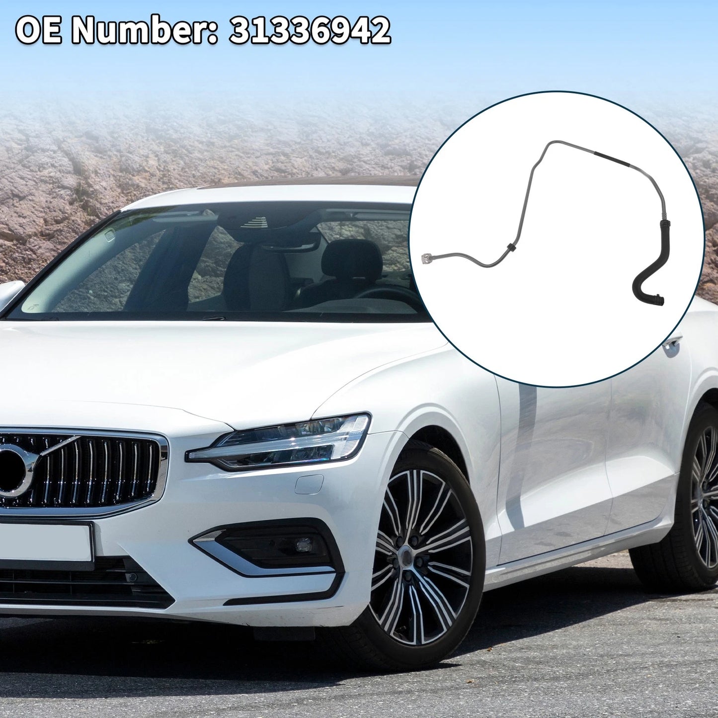 Radiator Hose Coolant Pipe for Volvo XC60 (2014-2017)