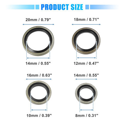 Set for Dodge Fuel Sealing Washers 12V 24V 5.9L 6.7L