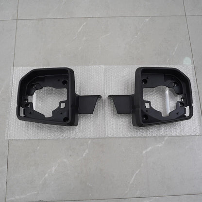 Black Left Right Side View Mirror Frame Ring Cover Bezels for 2015-2020 Ford F150
