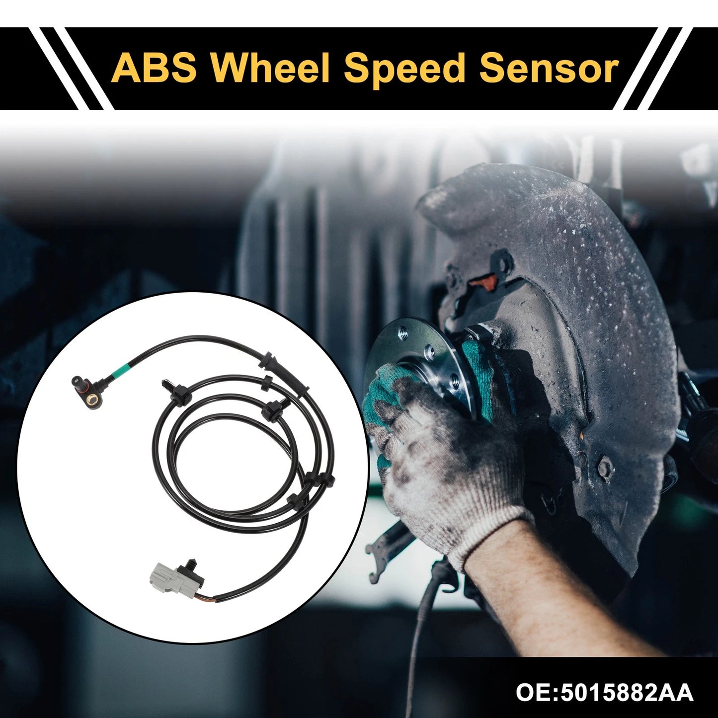 2x ABS Wheel Speed Sensor for Dodge Ram 2500 (2000-2002)