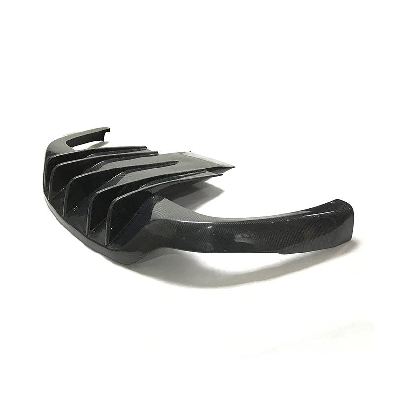 Carbon Fiber Rear Bumper Diffuser Lip Spoiler For Maserati GranTurismo 06-14