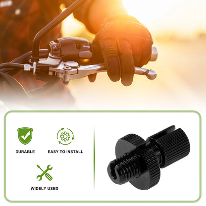 Cable Adjuster Screw / 4 x Aluminum Motorcycle Clutch Cable Black for Motorcycle