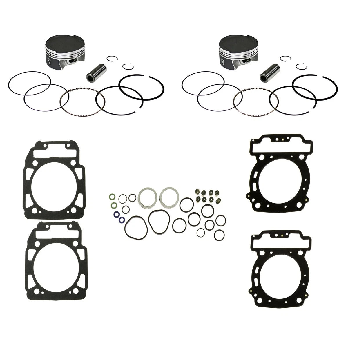 2 x Pistons & Top End Gasket .060 Over Bore 92.5mm for Can-Am 1000