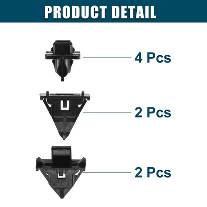 Fender Liner Clips 8 x Black for Toyota FJ (2007-2014)