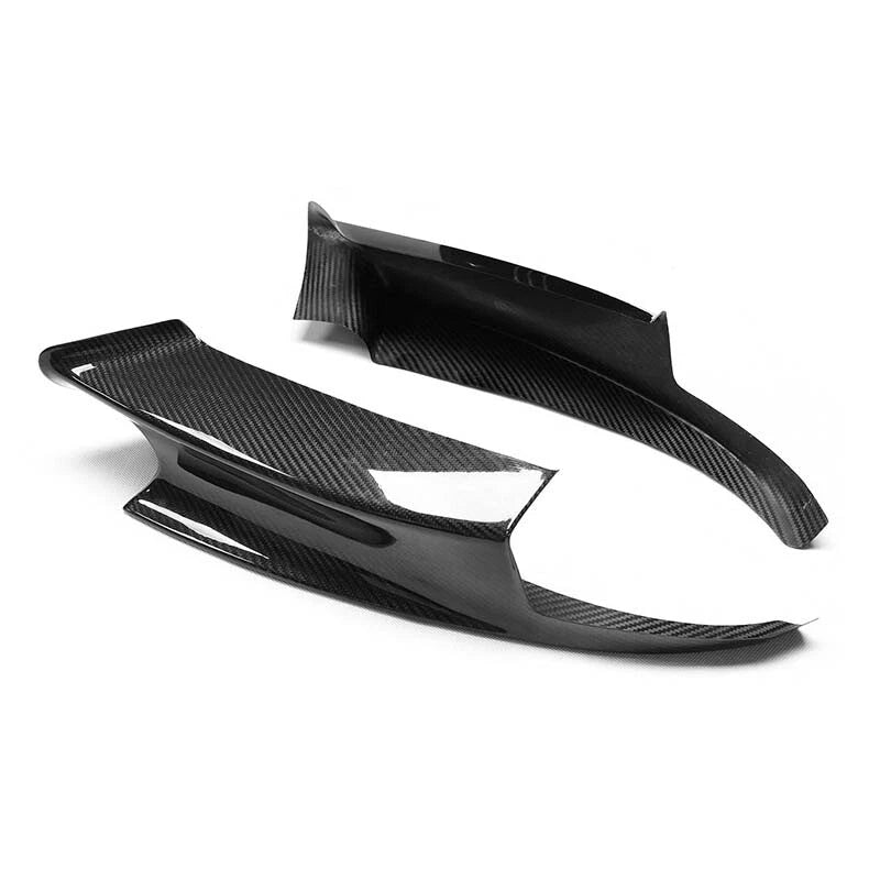 DRY Carbon Fiber Front Bumper Lip Splitters Spoiler For BMW 2008-2013 E90 E92 M3