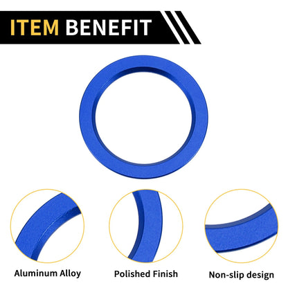 Engine Start Stop Button Cover Ring for Toyota Tacoma (2016-2023) Blue